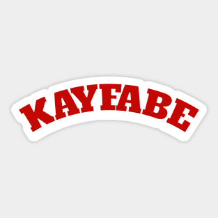 KAYFABE (Pro Wrestling) Sticker